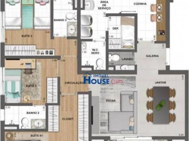 Insight | Apartamento com 3 Quartos à Venda na Vila Leopoldina, 114m²