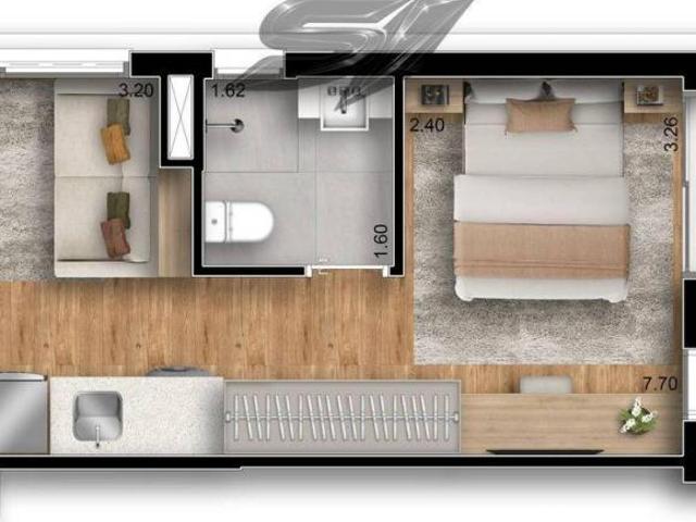 Inside Chácara Santo Antônio | Construtora Teixeira Duarte | Construção | 34 metros | studios com va