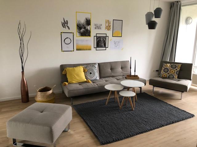 Interior Design Apartment Water View and Cozy Balcony, Berlin Amsterdam Apartments for Rent