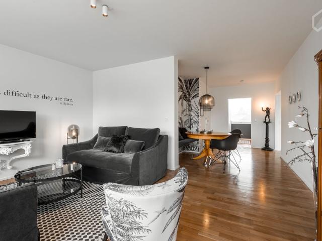Interior designer apartment, spacious & stylish, central, quiet, for singles, couples or small families, Ratingen Amsterdam Apartments for Rent