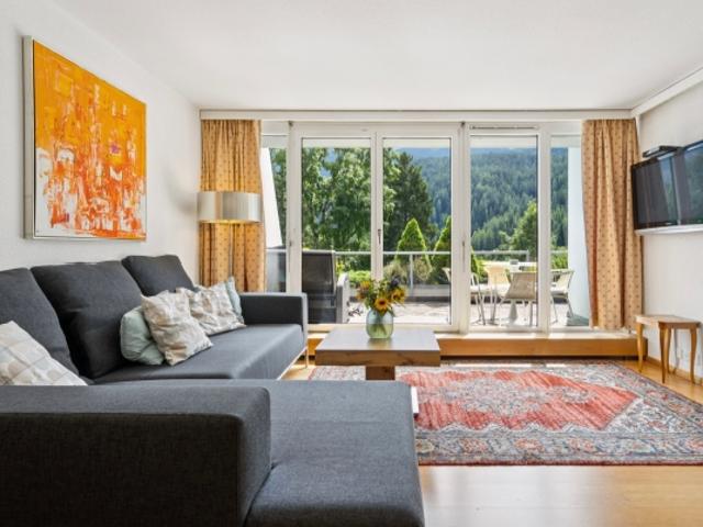 Investieren oder Wohnen in Scuol Erst /Zweitwohnsitz, 3.5 Zimmer Terrassenwohnung
