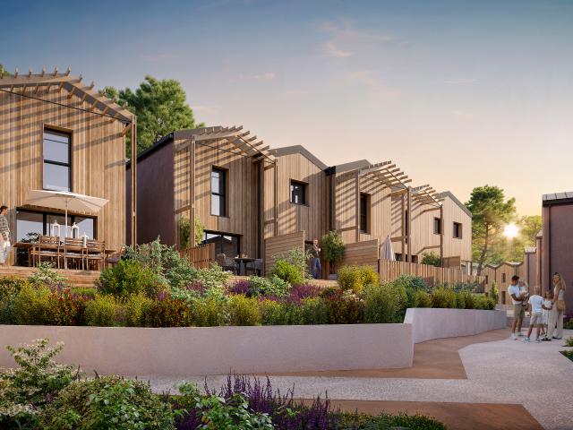 Investir Appartement en Résidence de Tourisme de type T3 Duplex de 45 m² à LACANAU La Canopée Océane SARL AMARINE