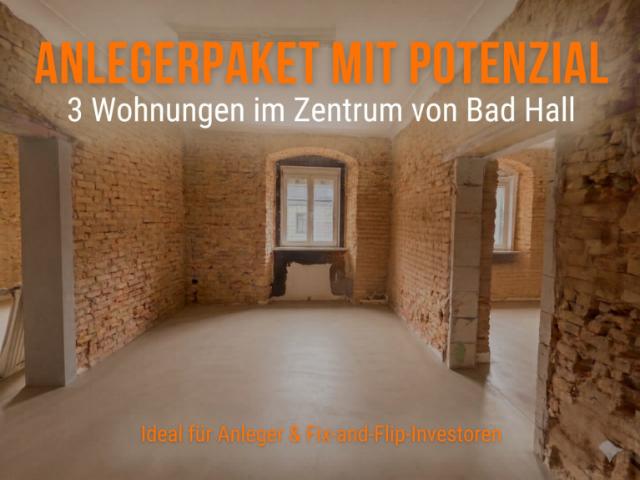 Investorenpaket & Chance im Zentrum von Bad Hall: Potenzial für Anleger und Fix & Flip