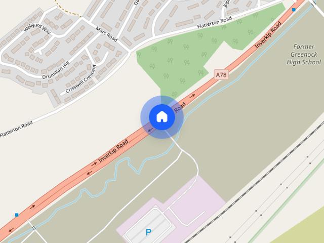 Inverkip Road, Greenock
