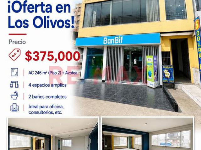 ¡Inversión Con Gran Potencial En Los Olivos!   Se Vende 2.º Piso + Azotea Privada