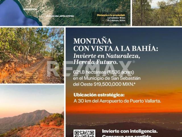 621.8 Hectáreas en Venta Bosque Mesófilo, UMA y Vista a Bahía de Banderas | Reserva Natural en Venta 621 Ha para Conservación y Ecoturismo en Jalisco | Propiedad Ecológica Única en Venta Sierra Occidental de Jalisco | Terreno para Conservación Ambiental Bosque de Niebla en San Sebastián del Oeste | Inversión Sustentable en México 621 Hectáreas con UMA y Recursos Hídricos | 621.8 Hectares for Sale Cloud Forest Conservation Property with Banderas Bay Views | Wildlife Reserve & Cloud Forest for Sal