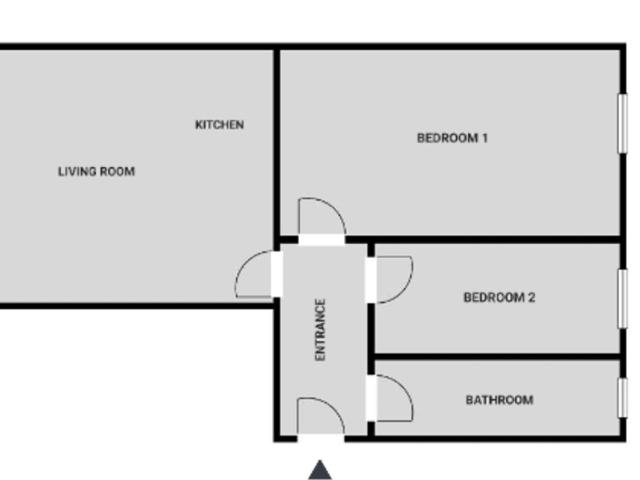 Inviting 2 bedroom flat in Kreuzberg