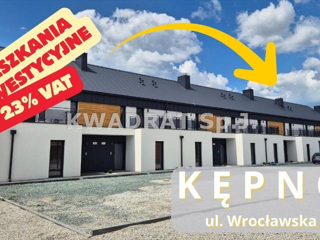 Inwestycyjne mieszkanie z tarasem i balkonem w Kępnie