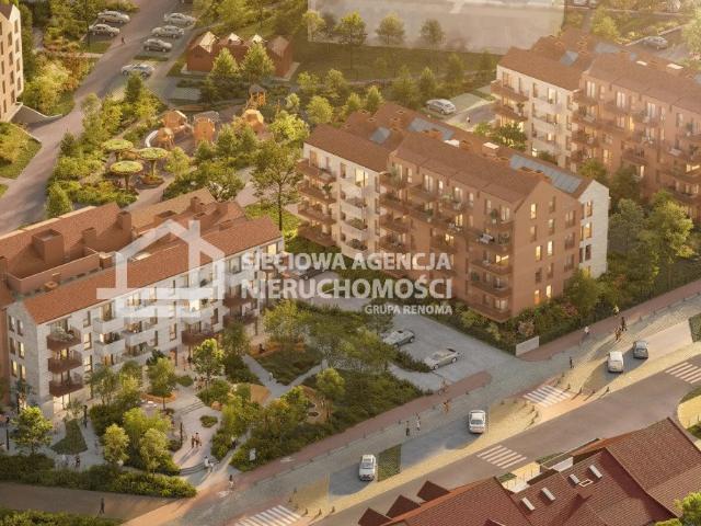 Inwestycyjny apartament 29m² w Łebie spa, balkon, styl Hampton