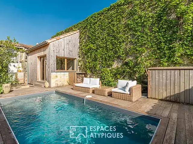 Isle Saint Georges 33640 Achat / Vente maison 7 pièces t7 au dernier étage piscine