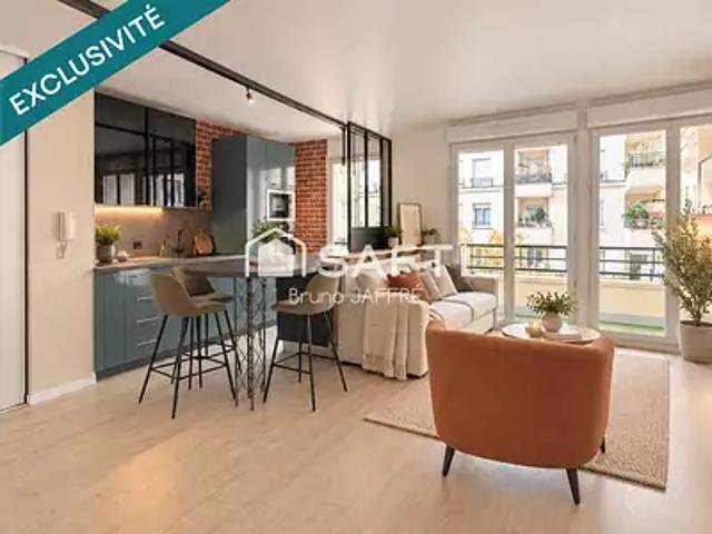 Issy les Moulineaux 92130 Achat / Vente appartement 3 pièces t3 terrasse balcon