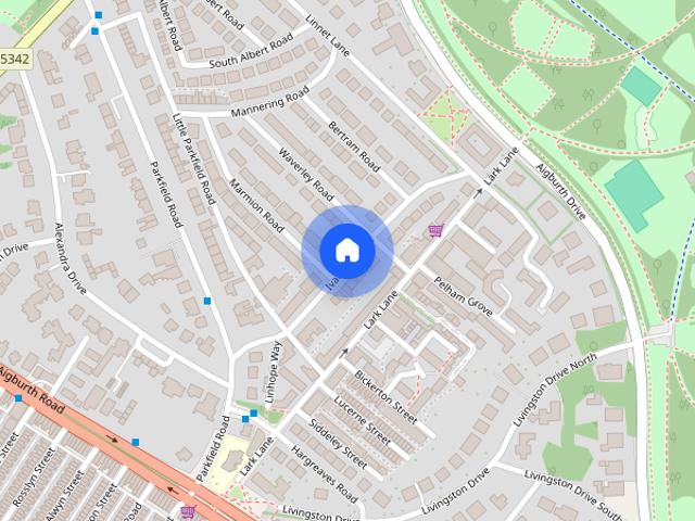 Ivanhoe Road, Aigburth, Liverpool, Merseyside, L17
