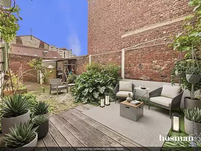 Ivry sur Seine 94200 Achat / Vente maison 2 pièces t2 jardin cave