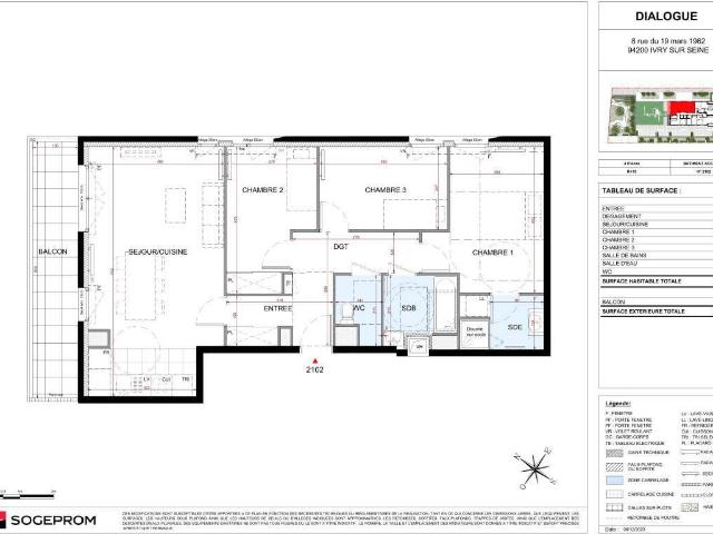 IVRY SUR SEINE Appartement 4 pièces 81,11 m2 refEL