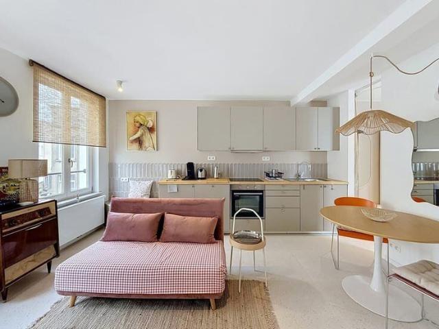 Ixelles: elegant furnished one bedroom apartment