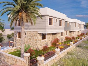 izmir Foça Bağarasında Projeden Satılık Bahçeli Müstakil Dubleks