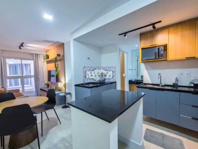 JARDIM BOTÂNICO 40M² Novíssimo sala e quarto separados mobiliado equipado silencioso portaria 24h