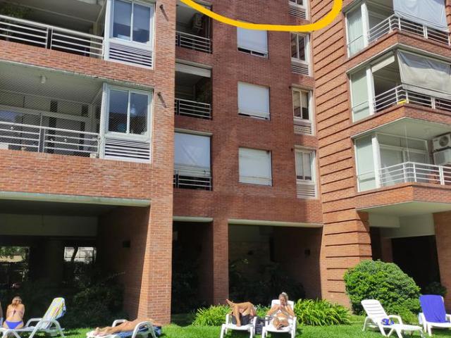 Jardines del Libertador 8540 reservado 2 ambientes ALQUILER amoblado Vigilancia 24hs temporario ? 55m?