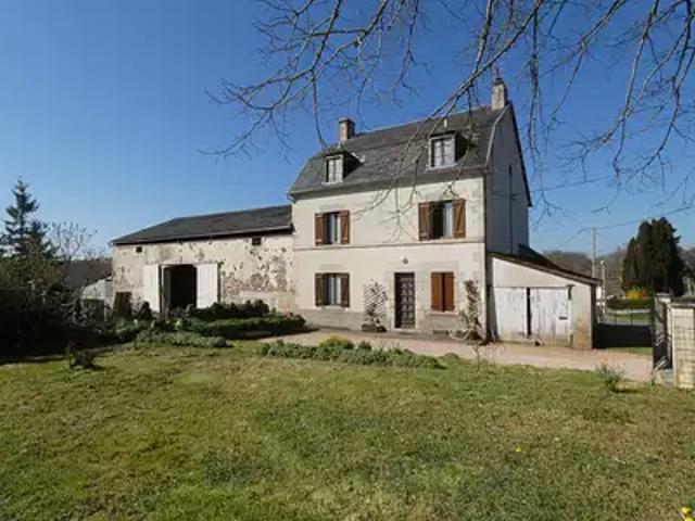 Jarnages 23140 Achat / Vente maison 4 pièces t4