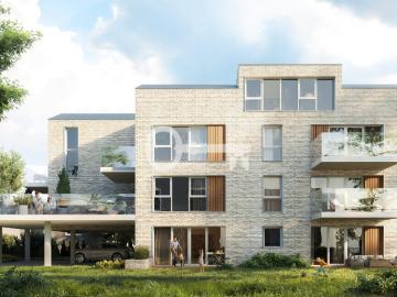 Nowoczesny apartament z panoramicznymi oknami nad morzem