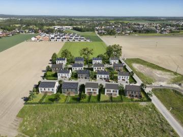 Nowoczesny dom 103m2 z gruntową pompą ciepła, garażem
