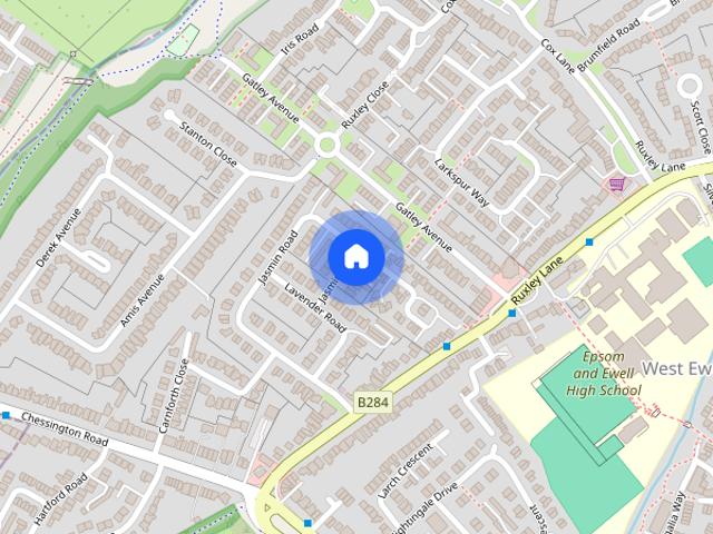 Jasmin Road, West Ewell, Surrey. KT19