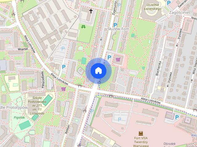 Jasne mieszkanie 31m² przy Gal.Mokotów od 7 sierpnia