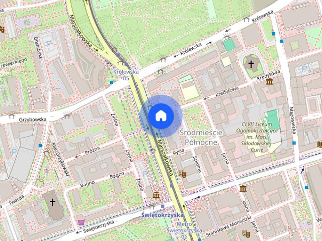 Jasne, nowoczesne studio na 5. piętrze | Centrum Warszawy