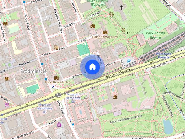 Jasne studio z balkonem w ścisłym centrum
