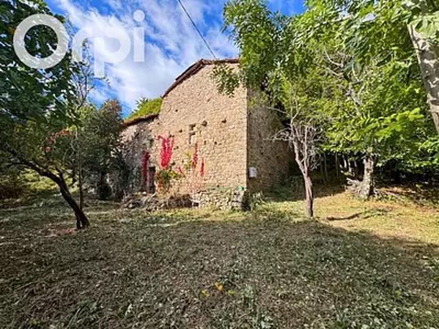 Jaujac 07380 Achat / Vente maison 4 pièces t4 cave