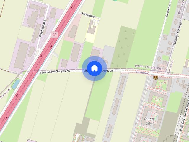 Jednopokojowe mieszkanie na Bemowie z ogródkiem
