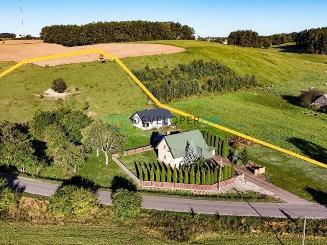 Dom z potencjałem, 163 m², garaż, działka 1 ha