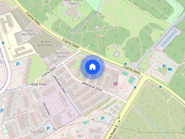 Jelitkowski Dwór 2 pokoje niski czynsz, bezpośrednio