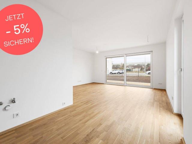 Jetzt 328.000, statt 345.000, ! Provisionsfreie 2 Zimmer Gartenwohnung | Süd West Ausrichtung | Abstellraum | Bezugsfertig