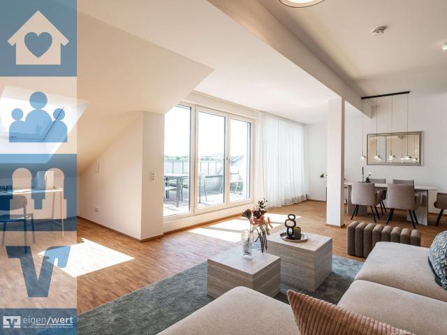 Jetzt bezugsfertig: Moderne Dachgeschosswohnung mit Loggia in Markt Schwaben
