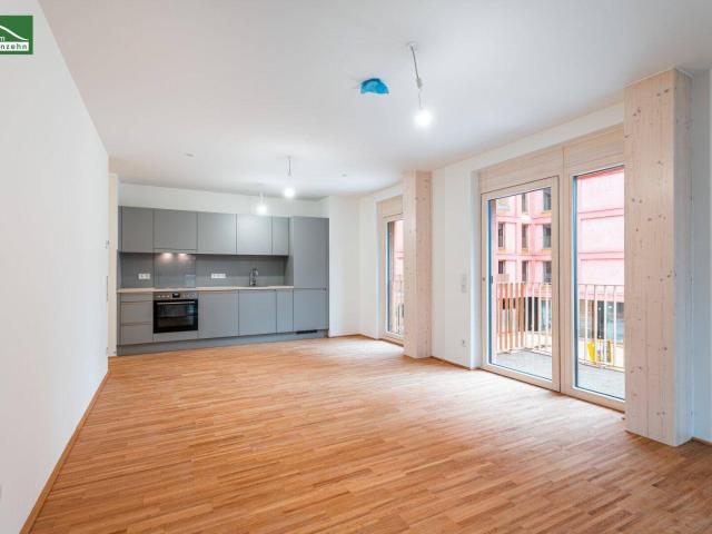 Jetzt Ihre neue Wohnung im Village im Dritten sichern – moderner Erstbezug mit Freifläche!