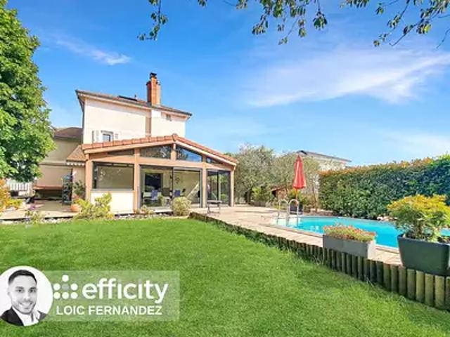 Jons 69330 Achat / Vente maison 8 pièces t8 piscine jardin