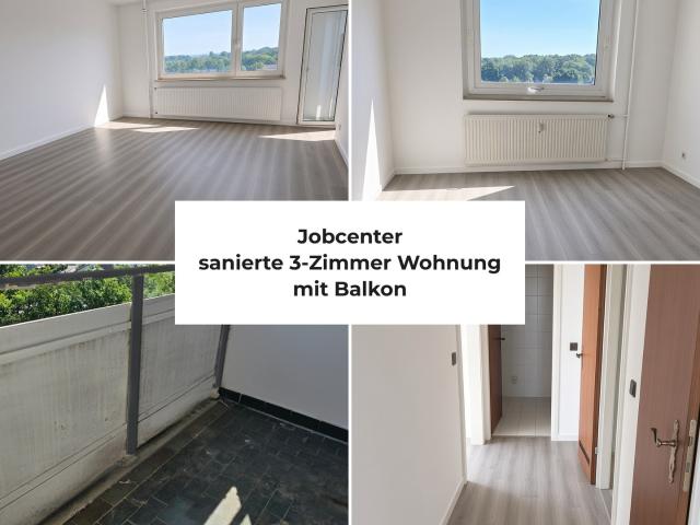 Jobcenter– deine neue Wohnung ist fertig! Job Center–Your new apartment is ready for you to move in!