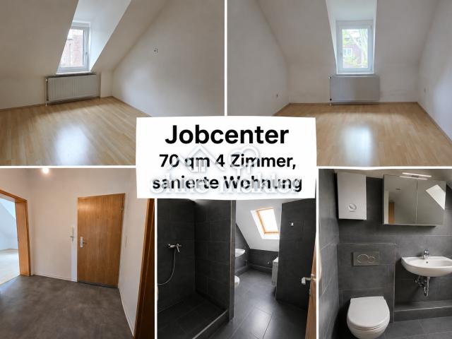 Jobcenter – جوب سنتر – Джобцентер – deine neue Wohnung ist fertig!