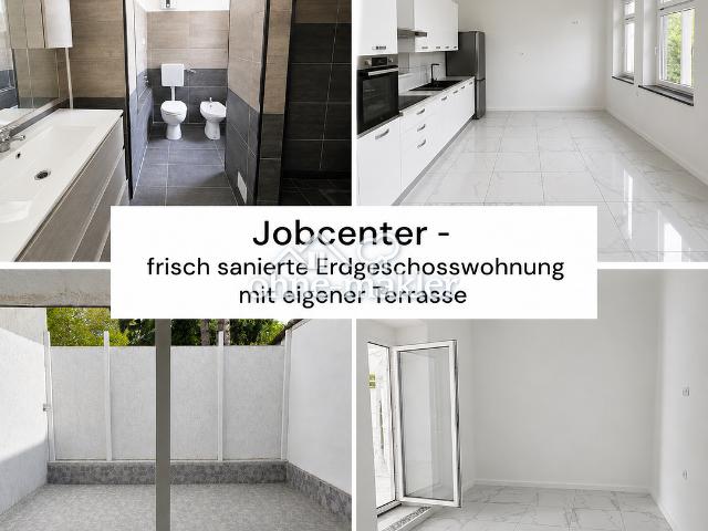 Jobcenter – جوب سنتر – Джобцентер – deine neue Wohnung ist fertig!