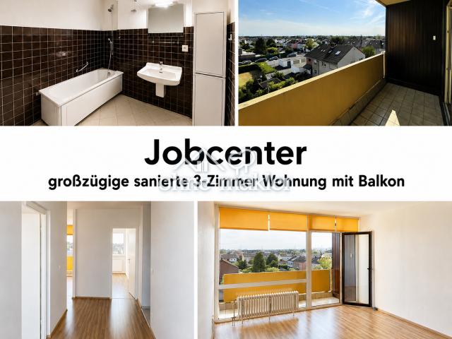 Jobcenter – جوب سنتر – Джобцентер – deine neue Wohnung ist fertig!
