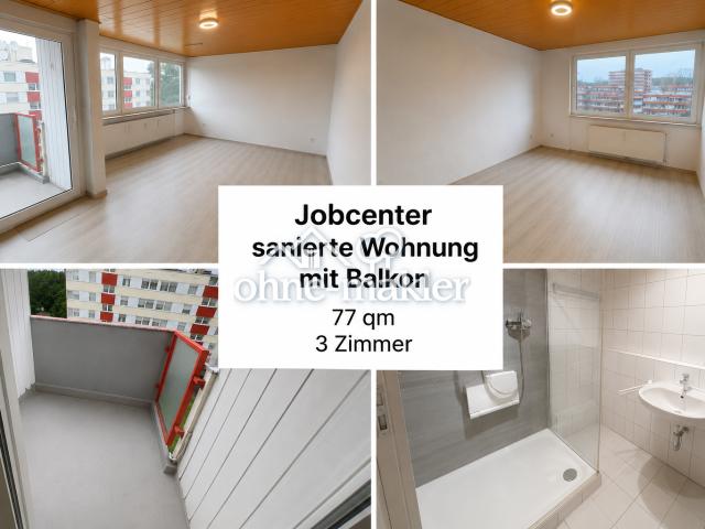 Jobcenter – جوب سنتر – Джобцентер – deine neue Wohnung ist fertig!
