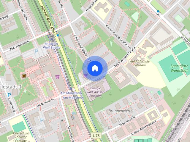 Johannes R. Becher Str. 54, 14478 Potsdam OT Waldstadt I und II