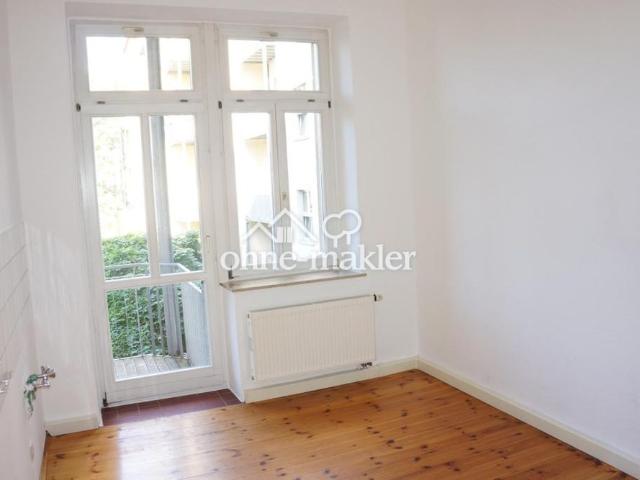 Johannstadt, Nähe Medak, Schöne 4 Raum Wohnung mit Dielenfußboden und Balkon
