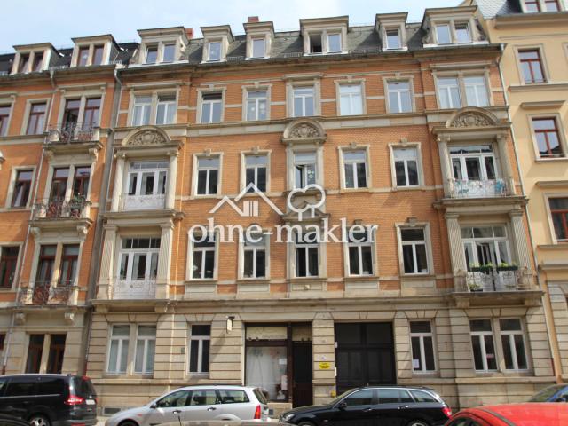 Johannstadt, Nähe Medak, Schöne 4 Raum Wohnung mit Dielenfußboden und Balkon