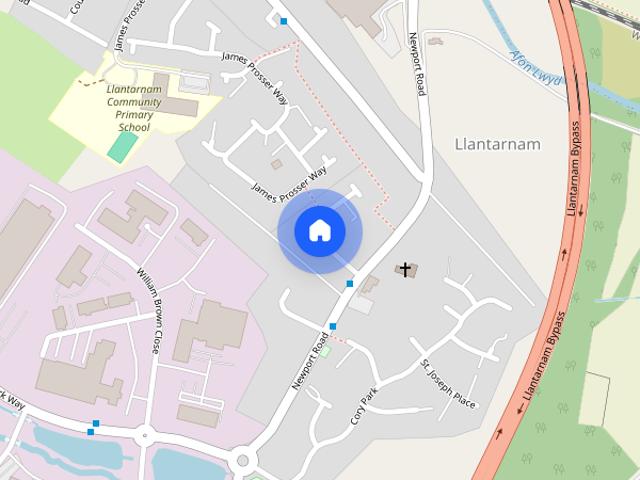 John Fielding Gardens, Llantarnam