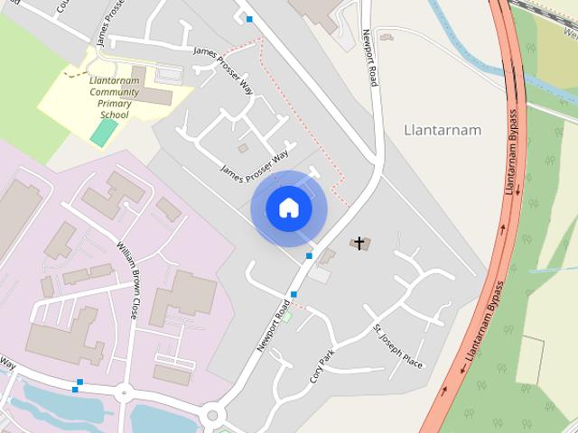 John Fielding Gardens, Llantarnam