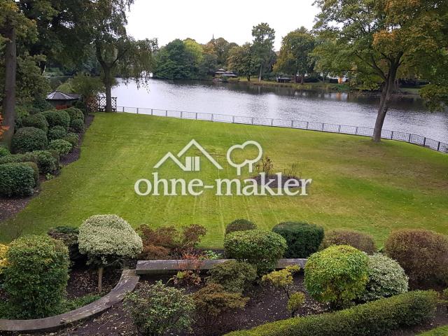JOKER: 2 Zi. möbliert direkt an der Alster mit Garten Süd West BLICK auf den FEENTEICH