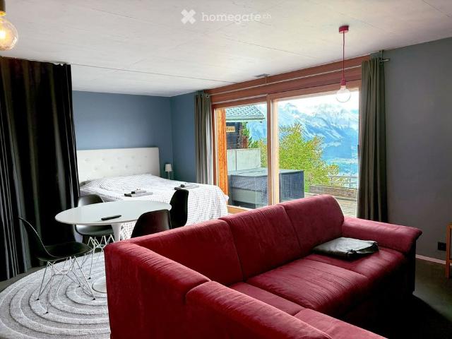 Joli Studio au bord des pistes à Veysonaz
