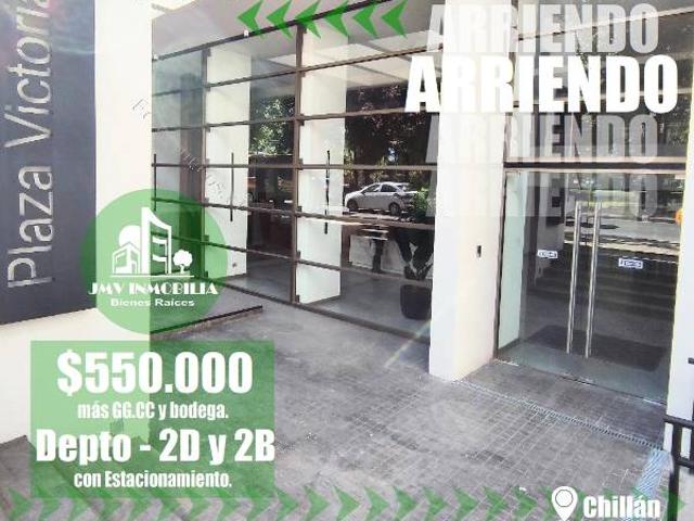 JMV Inmobilia arrienda Depto. Nuevo Céntrico Chillán